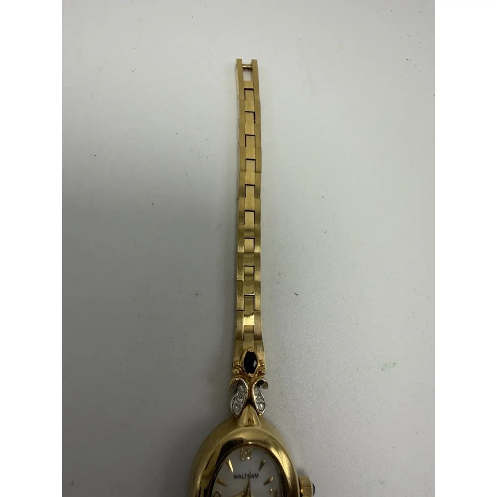 Waltham Women WAW052 New Battery Ladies MOP Watch 18MM 6.5